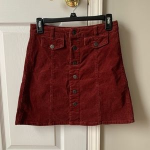 Corduroy skirt